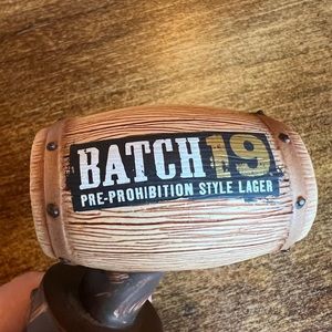 Batch 19 Pre-prohibition style lager tap handle